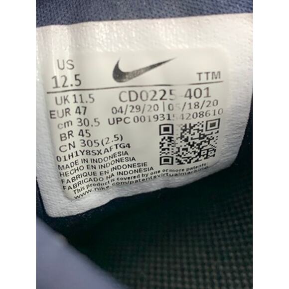 NIKE Men's Navy Flex Experience Mesh Running Shoes SZ 12.5 - Picture 10 of 10